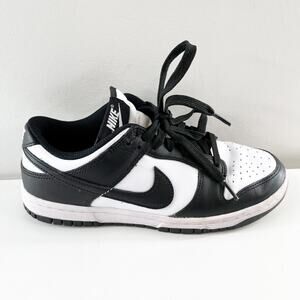 Nike Dunk Low Top Lace Up Shoes Sneakers Panda Black White 6